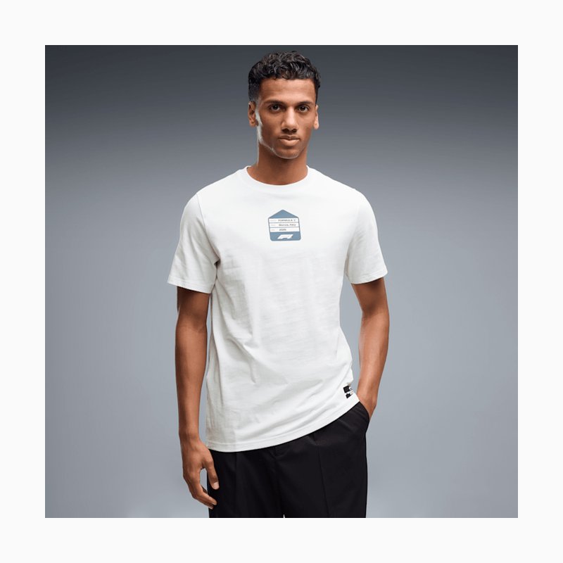 PUMA F1® Monza Tişört – ikinci el, Beyaz, Harika 3